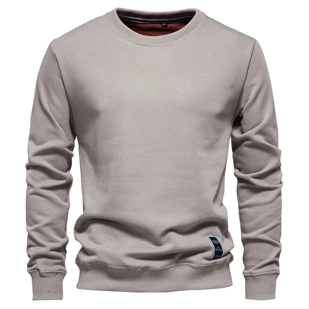 Men's Cotton Blend Crewneck Sweatshirt  Casual and Comfortable