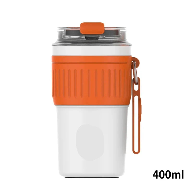 Portable Coffee Mug with Lifting Rope