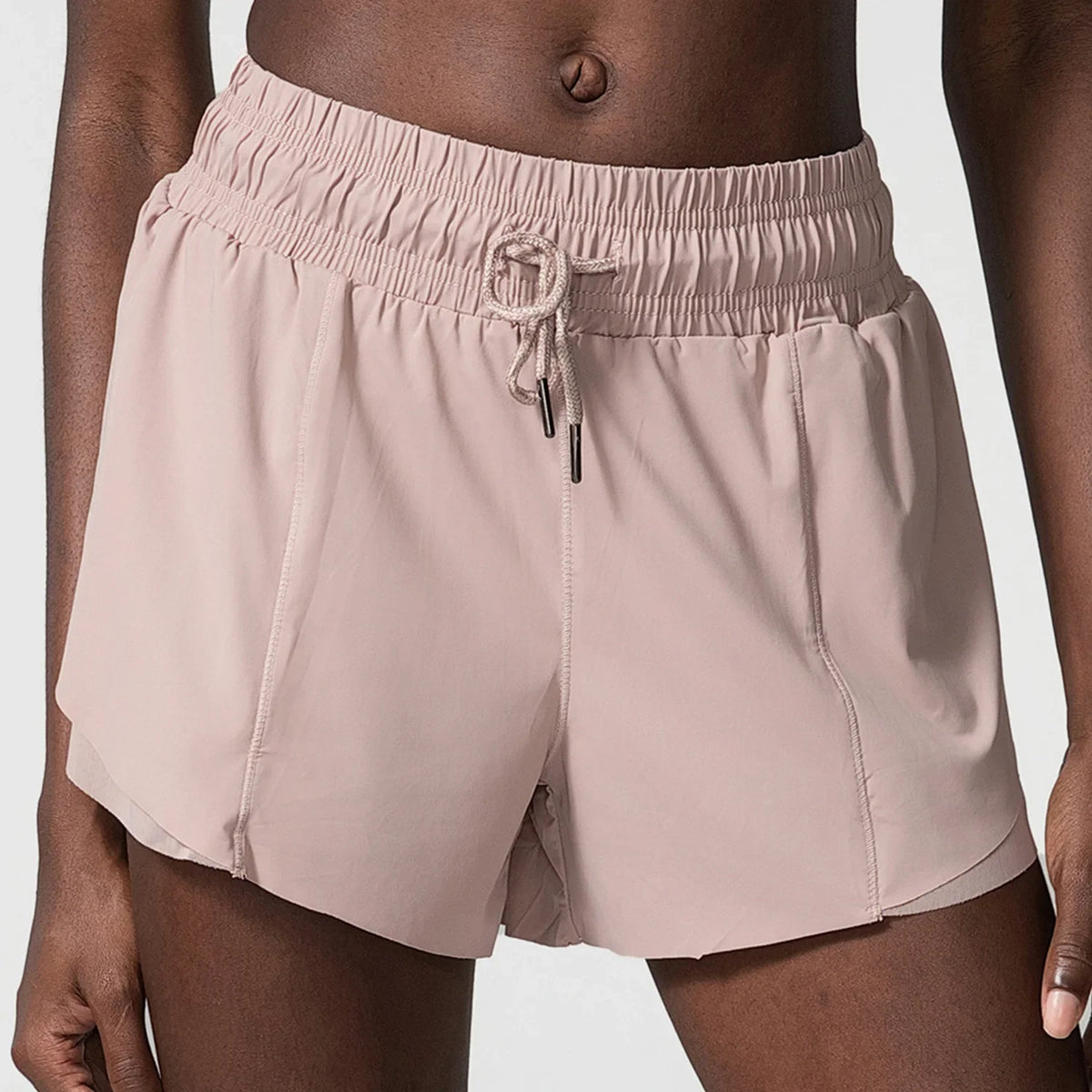 Loose Fit Running Shorts with Drawstring