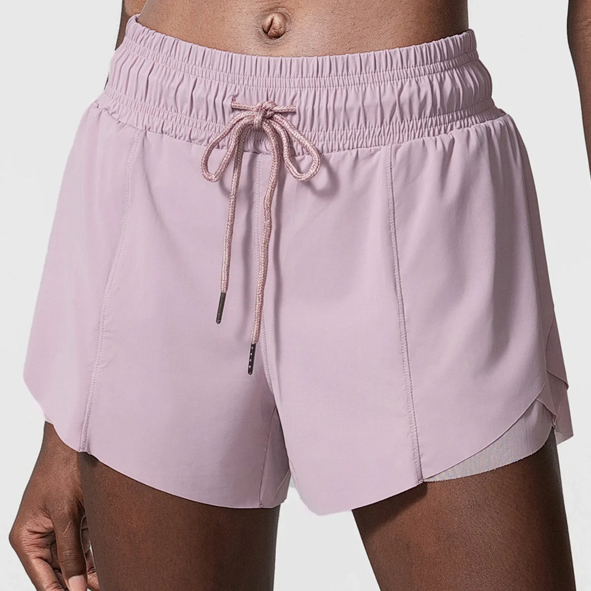 Loose Fit Running Shorts with Drawstring