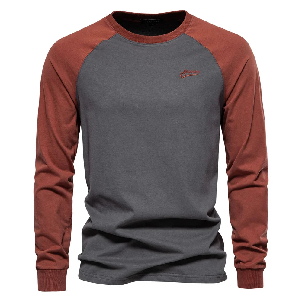 Casual Patchwork T Shirts for Men