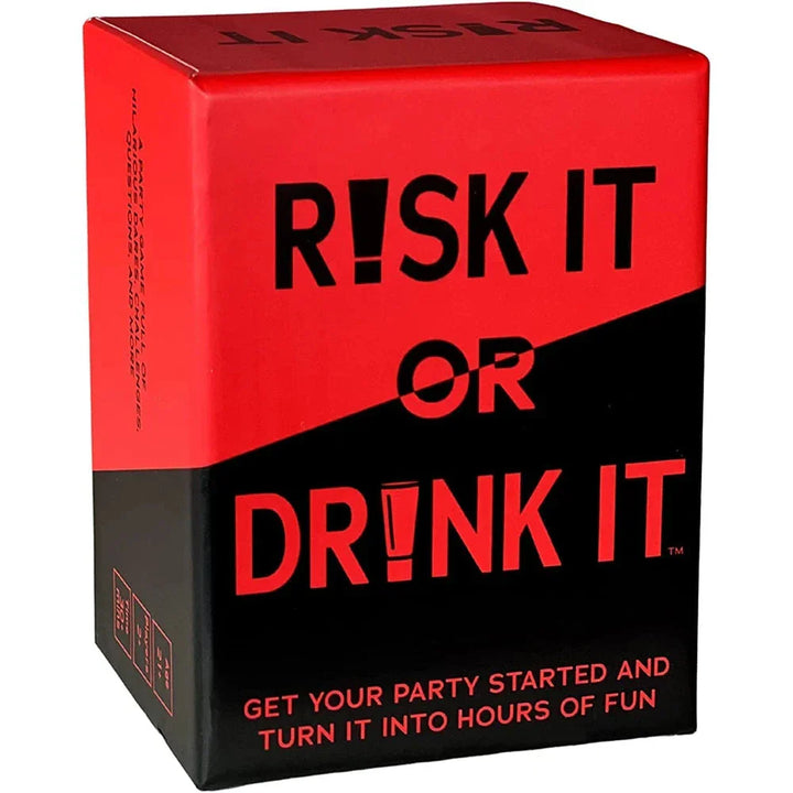 Risk It or Drink It – Hilarious Adult Party & Drinking Card Game
