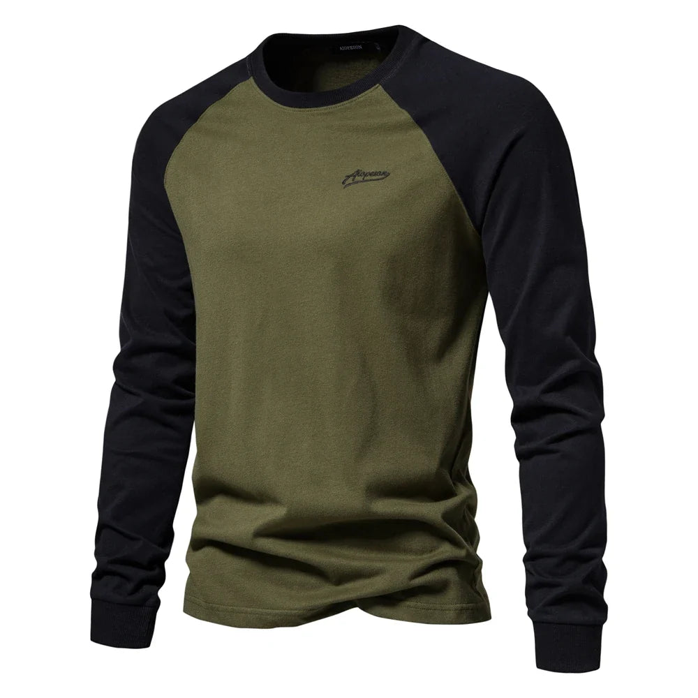 Casual Patchwork T Shirts for Men