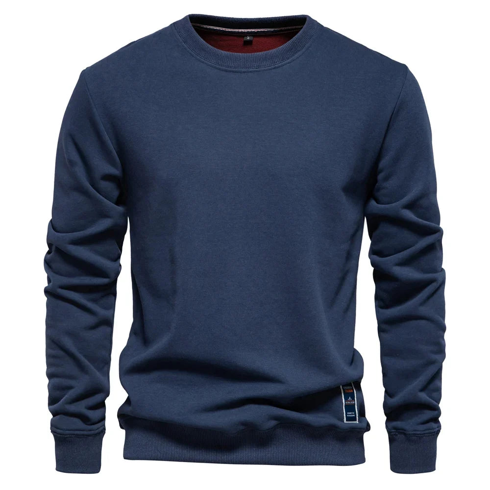 Men's Cotton Blend Crewneck Sweatshirt  Casual and Comfortable