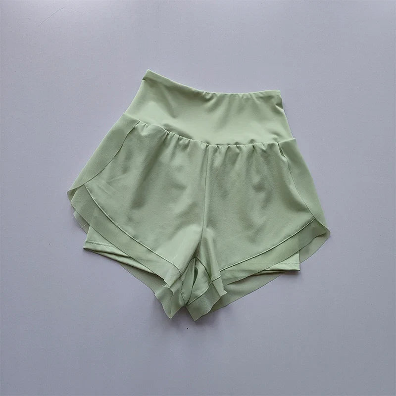 Women's 2 in 1 Yoga Shorts Quick Dry High Waist