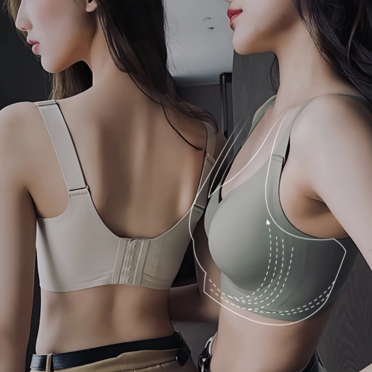 Comfortable Wireless Sports Bra