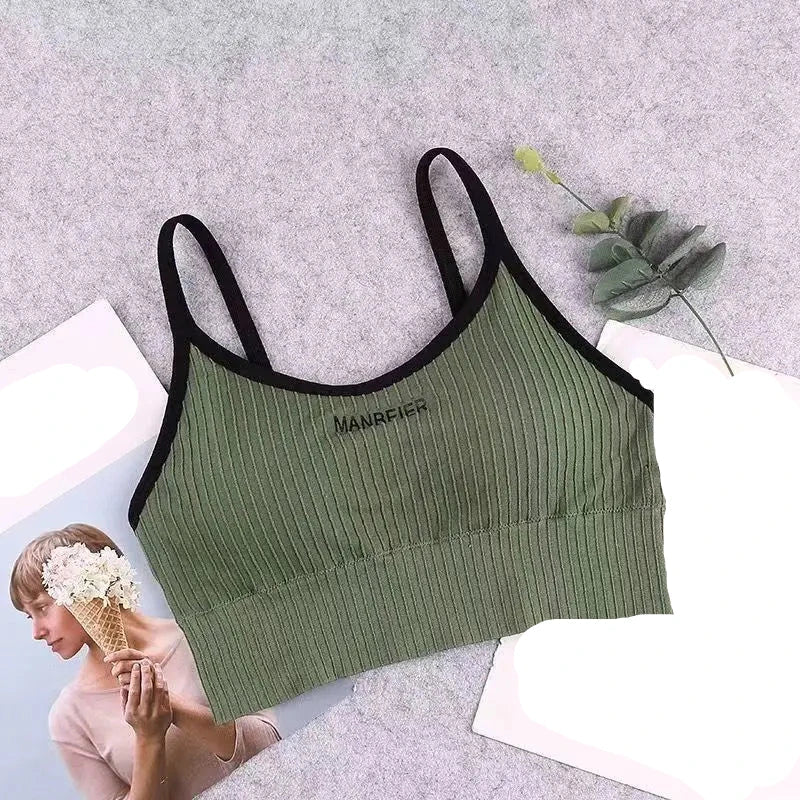 Cotton Sports Bra with Comfort and Support