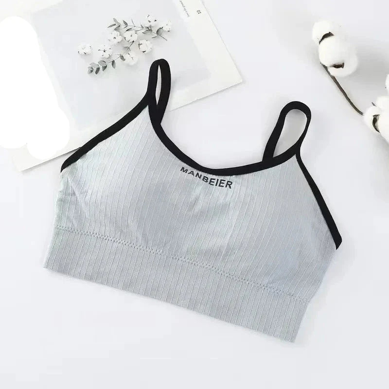 Cotton Sports Bra with Comfort and Support