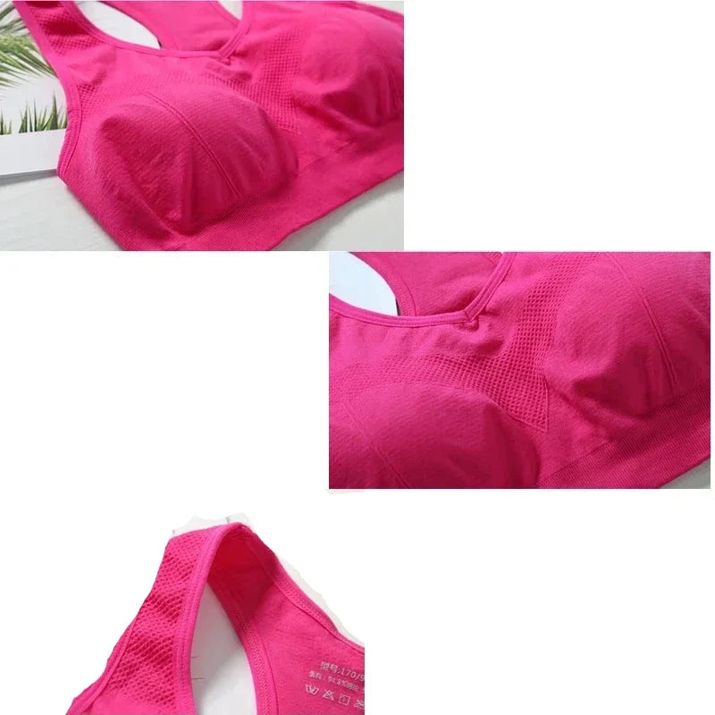 High Impact Push Up Sports Bra for Women