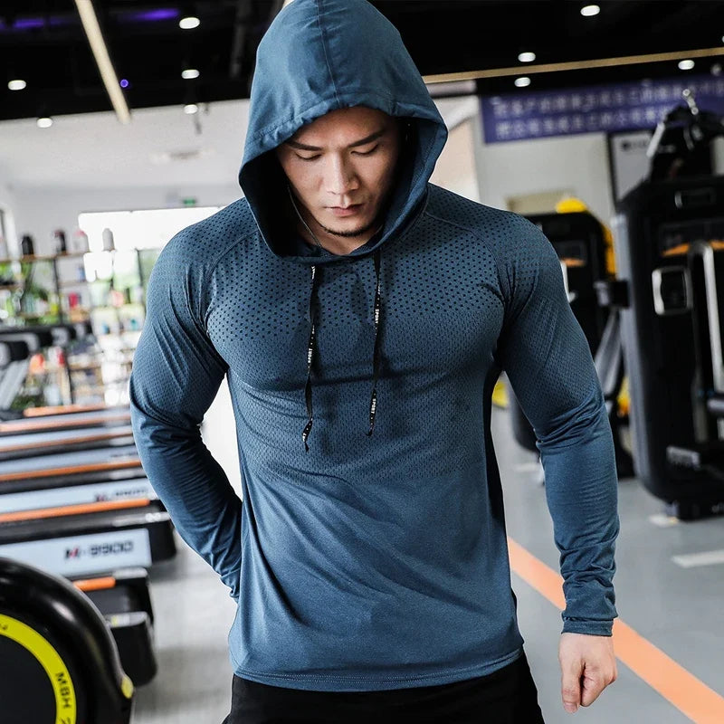 Men's Breathable Hoodie and Joggers for Active Lifestyles