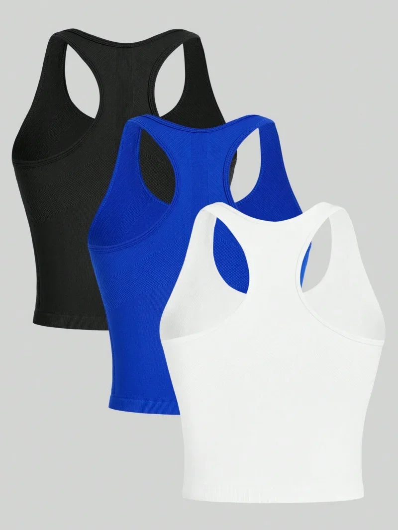 Breathable  Seamless Yoga Tanks for Women