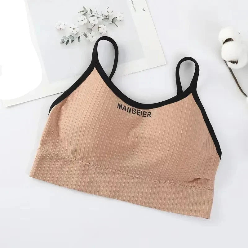 Cotton Sports Bra with Comfort and Support