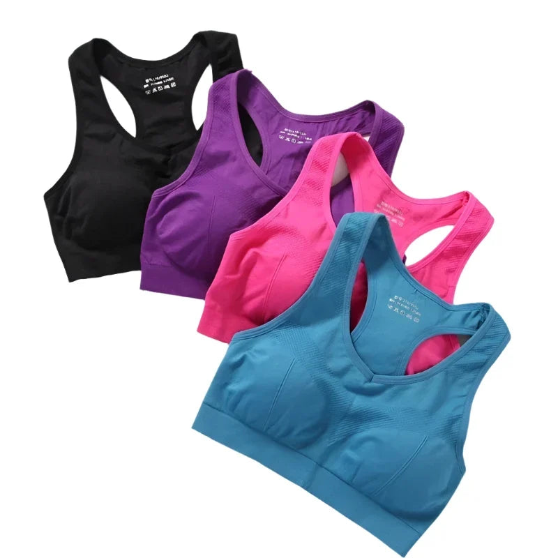 High Impact Push Up Sports Bra for Women