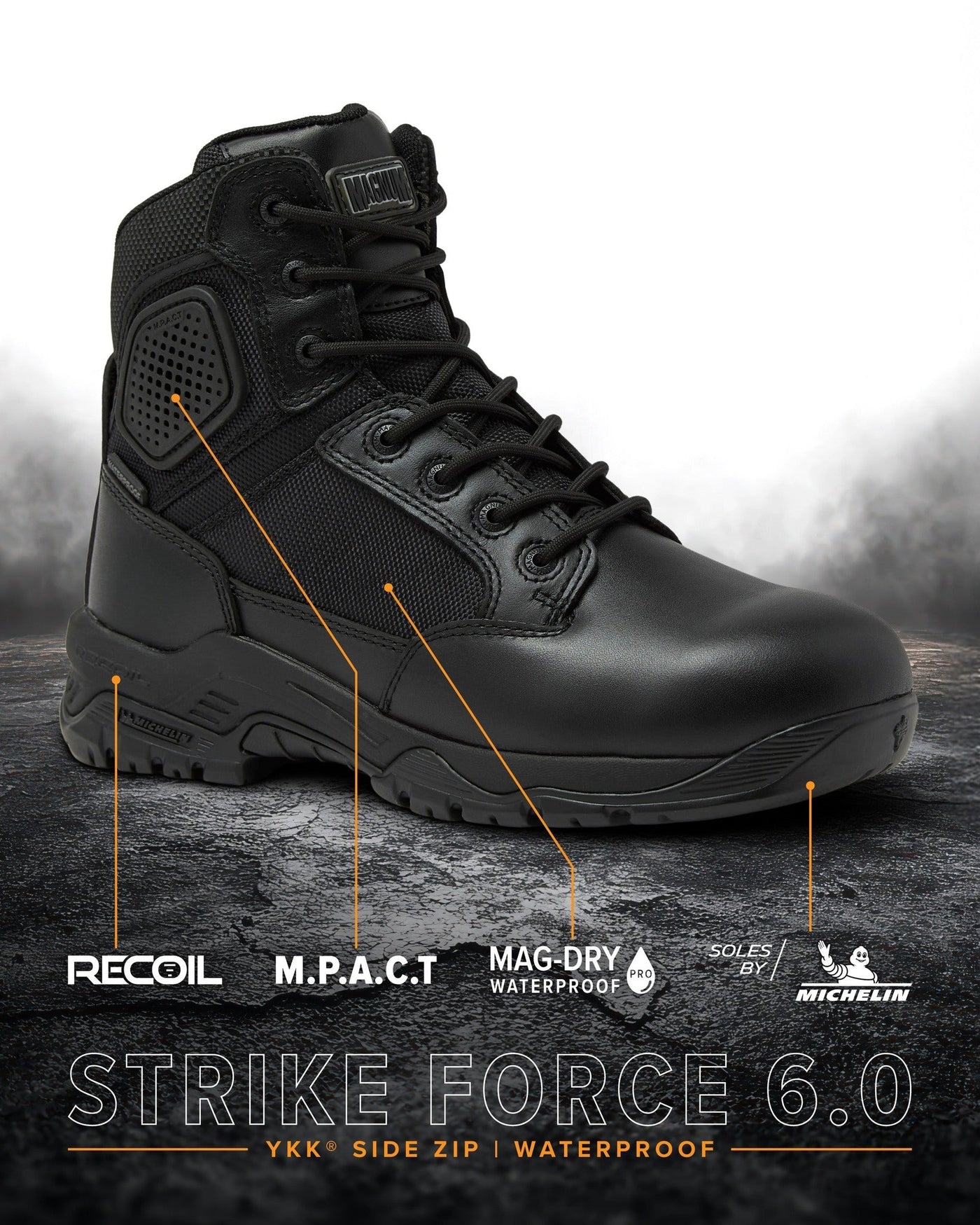 STRIKE FORCE 6" Boot SZ WP