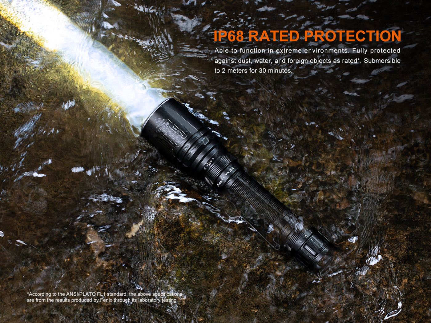 Fenix TK30R Tactical White Laser Rechargeable Flashlight