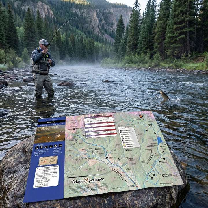 Taylor River Colorado Fly Fishing Map | Public Access Guide