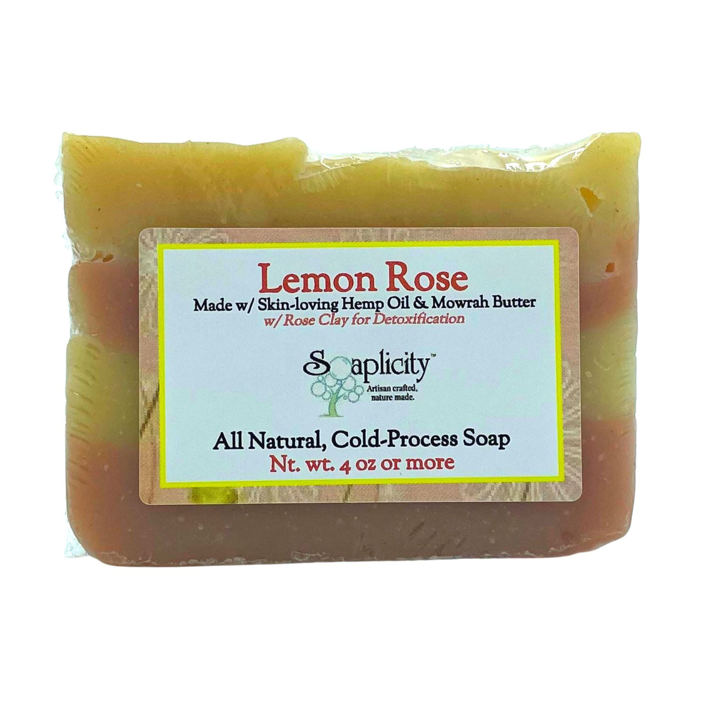 Lemon Rose Natural Soap Bar