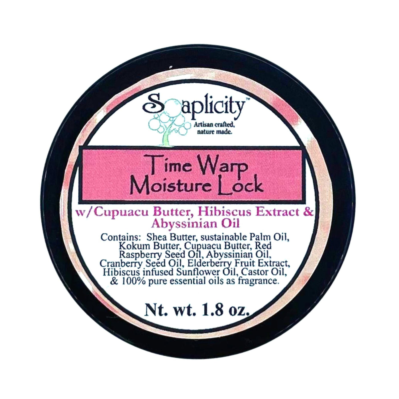 Soaplicity Time Warp Moisture Lock Facial Moisturizer – Natural Age-defying Face Cream for Hydration, Firming & Radiant Skin