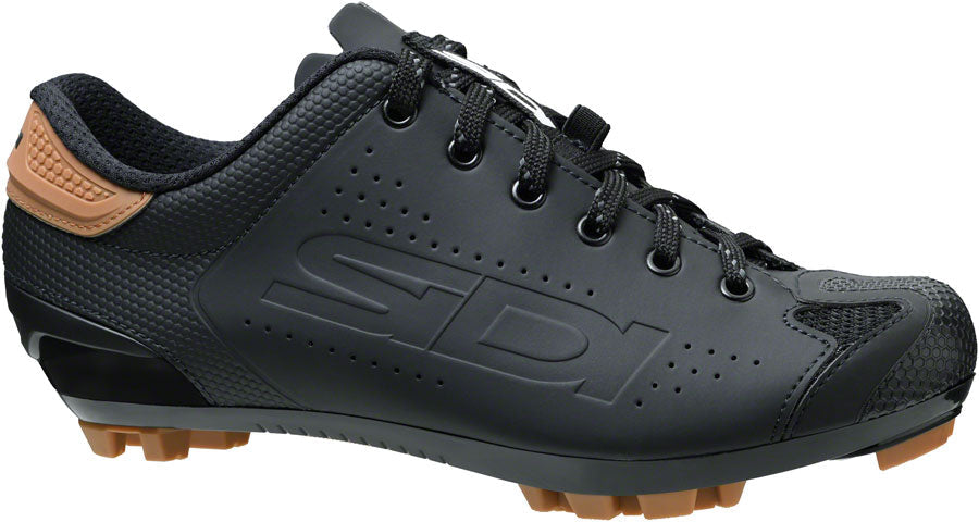 SIDI Dust Shoelace Mountain Clipless Shoes - Men's Black 46