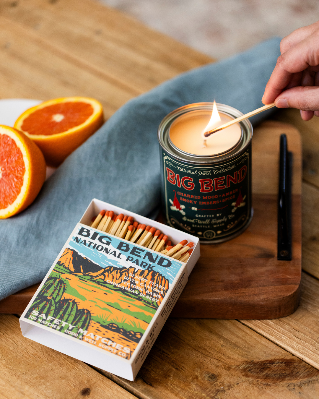 Big Bend Vintage National Park Cabin Matches
