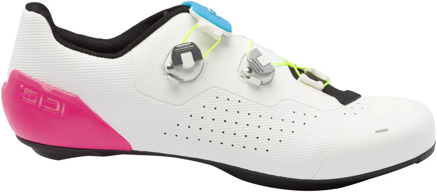 SIDI Genius X WYVE Road Shoes - Men's White Fluo 45.5
