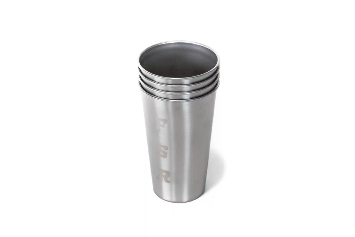 Stainless Steel 16oz Camp Cups (4)