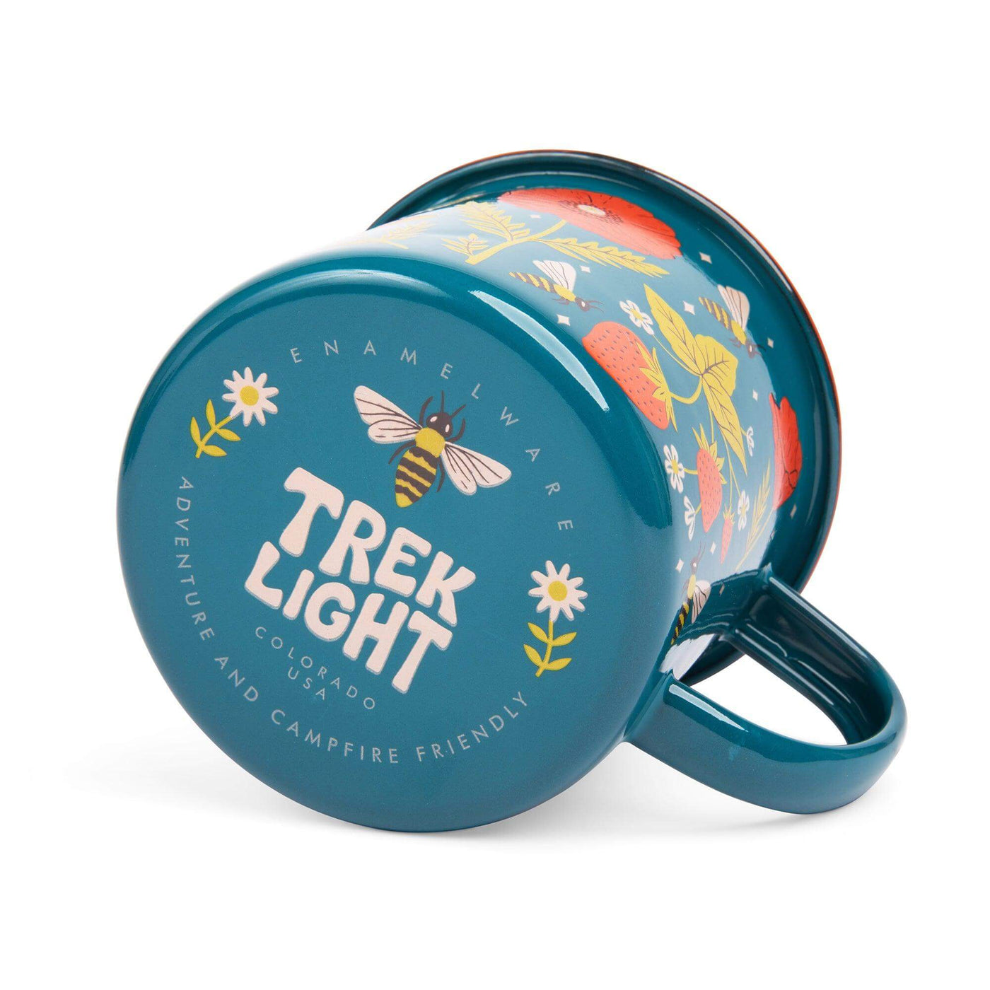 Garden Buzz Enamel Mug 16oz