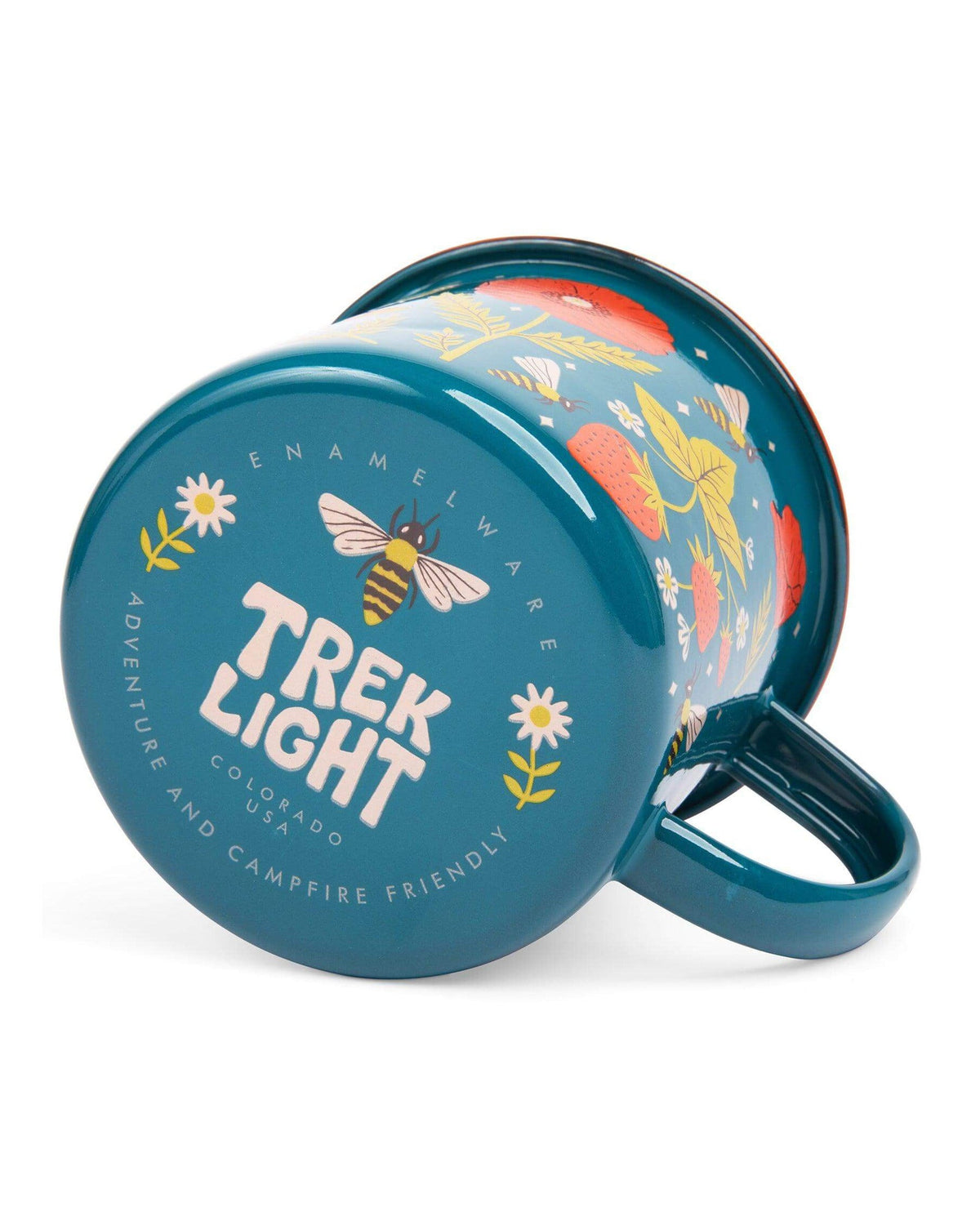 Garden Buzz Enamel Mug 16oz