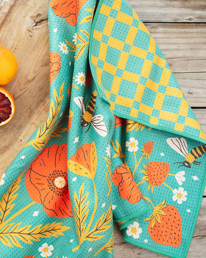 Garden Buzz Kitchen & Tea Towel