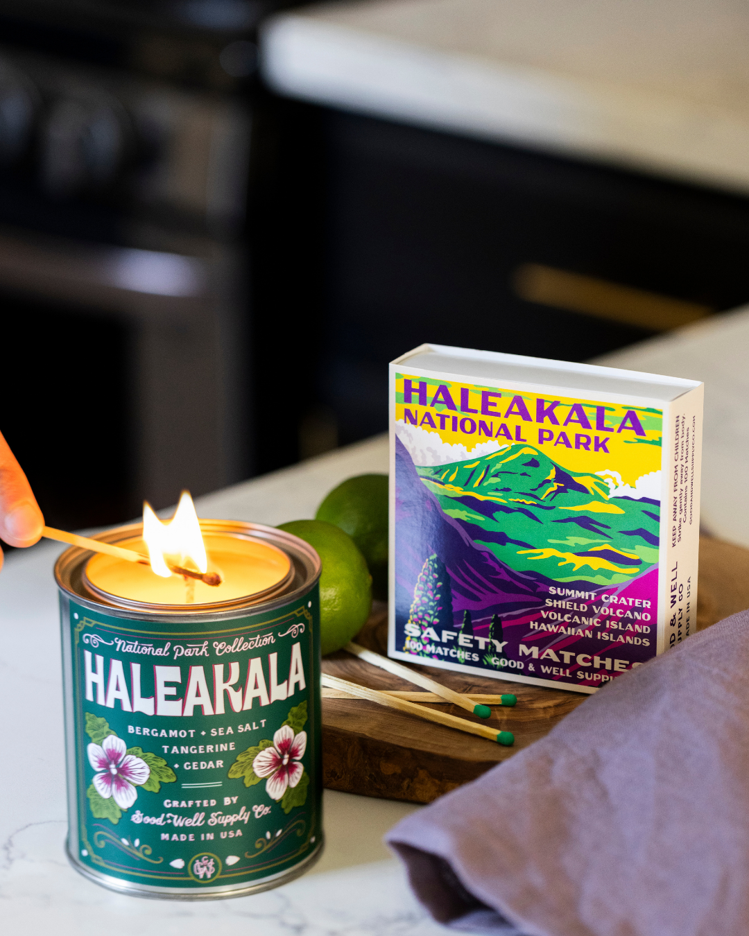 Haleakala Vintage National Park Cabin Matches