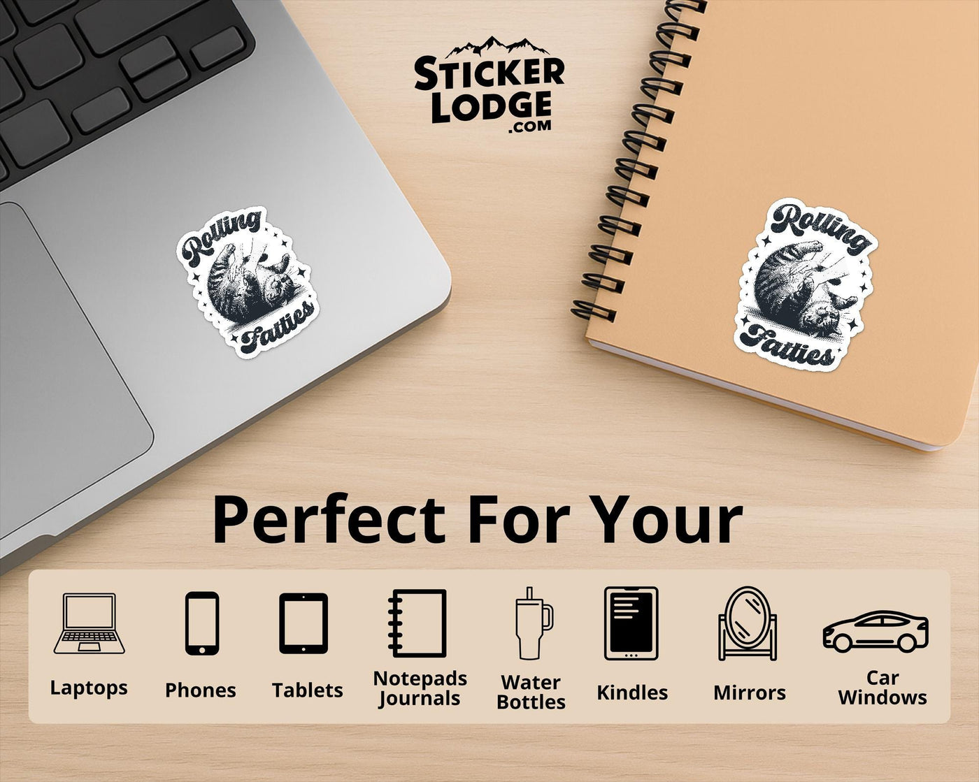 Rolling Fatties Vinyl Sticker
