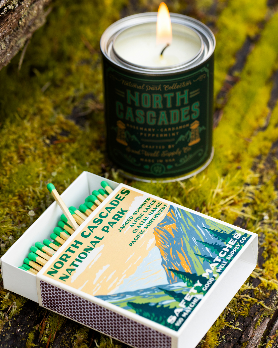 North Cascades Vintage National Park Cabin Matches