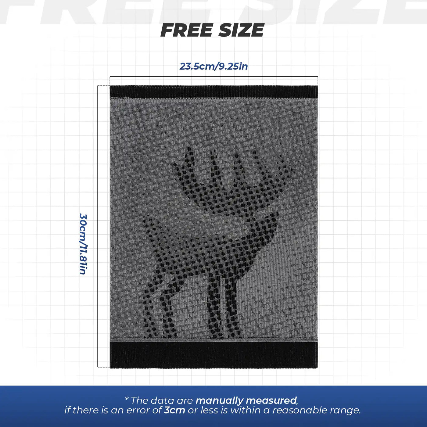 Warm Ski Face Mask - Reindeer Series, Skin-Friendly & Breathable