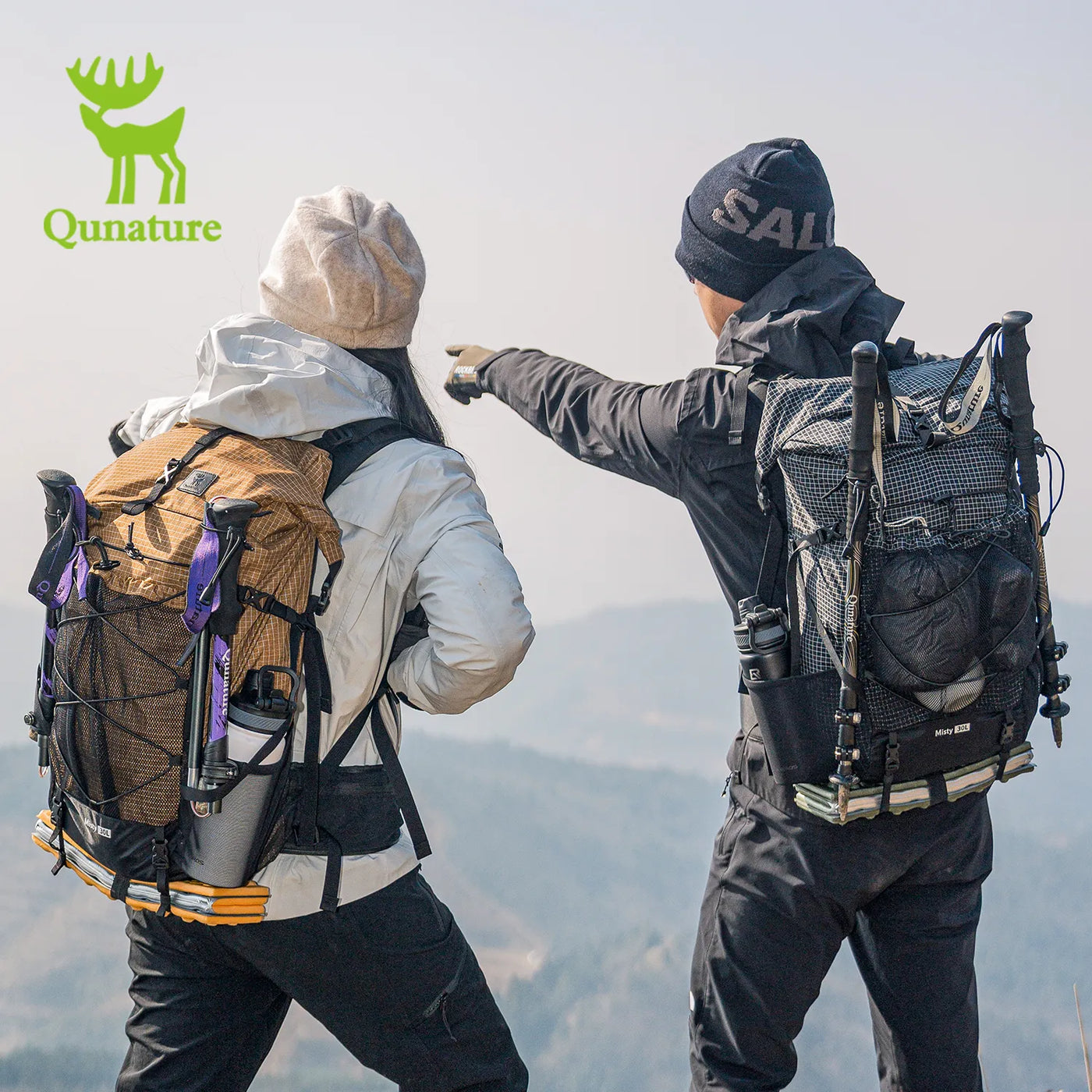 Large-capacity Hiking Backpack, Outdoor Lightweight & Waterproof Daypack, 30-35L