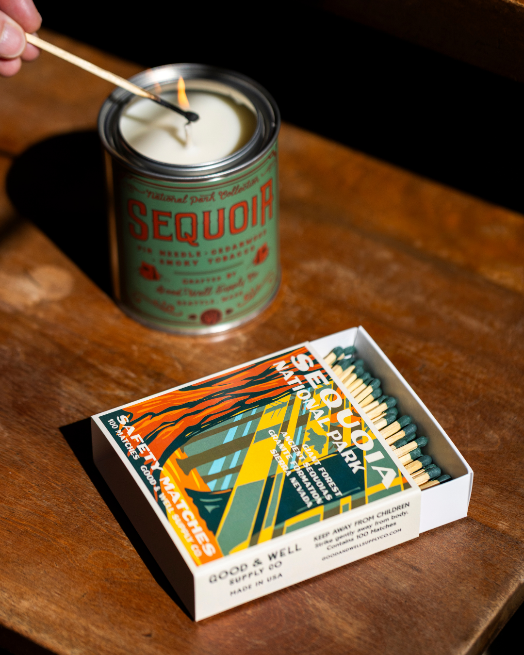 Sequoia Vintage National Park Cabin Matches