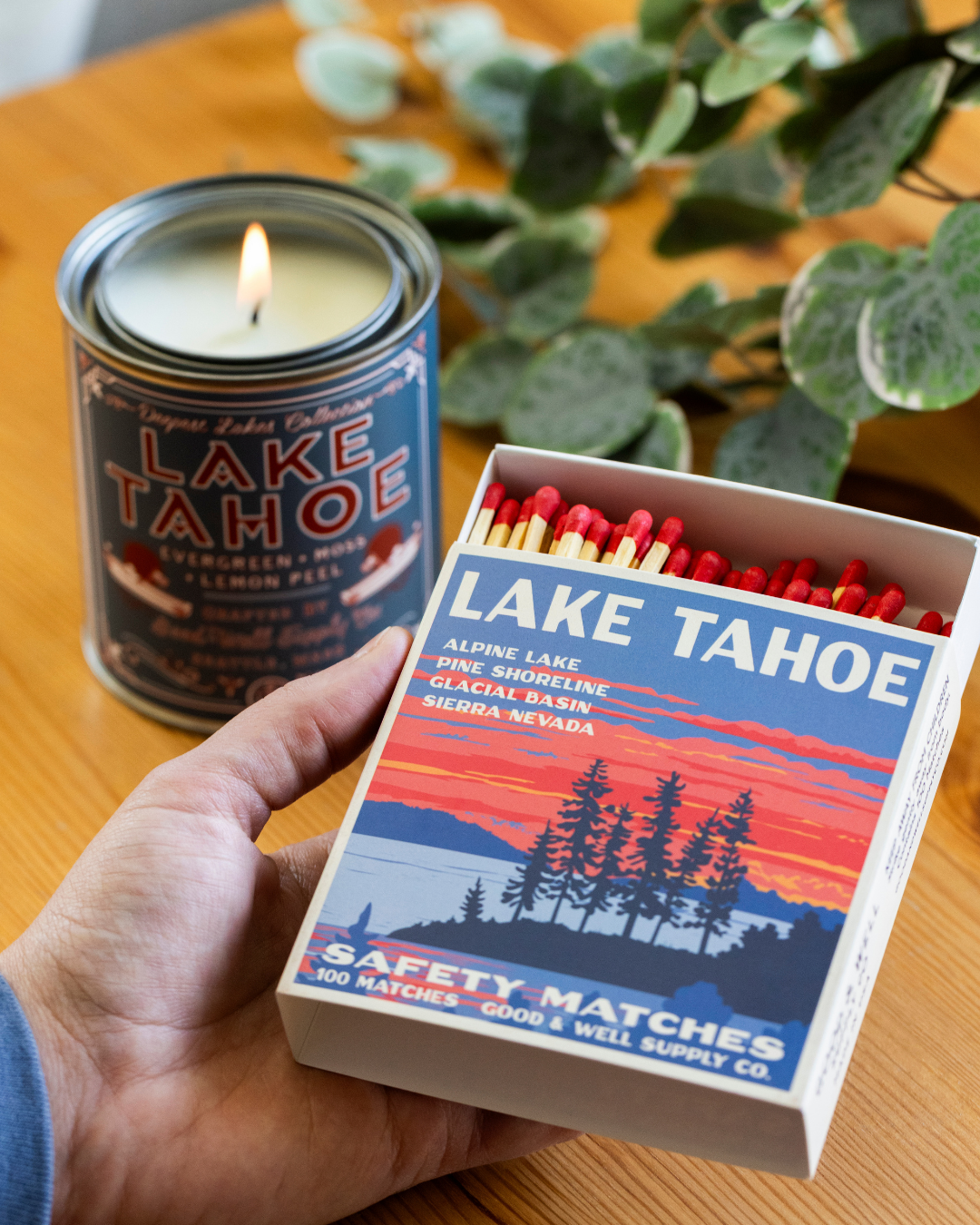 Lake Tahoe Vintage National Park Cabin Matches