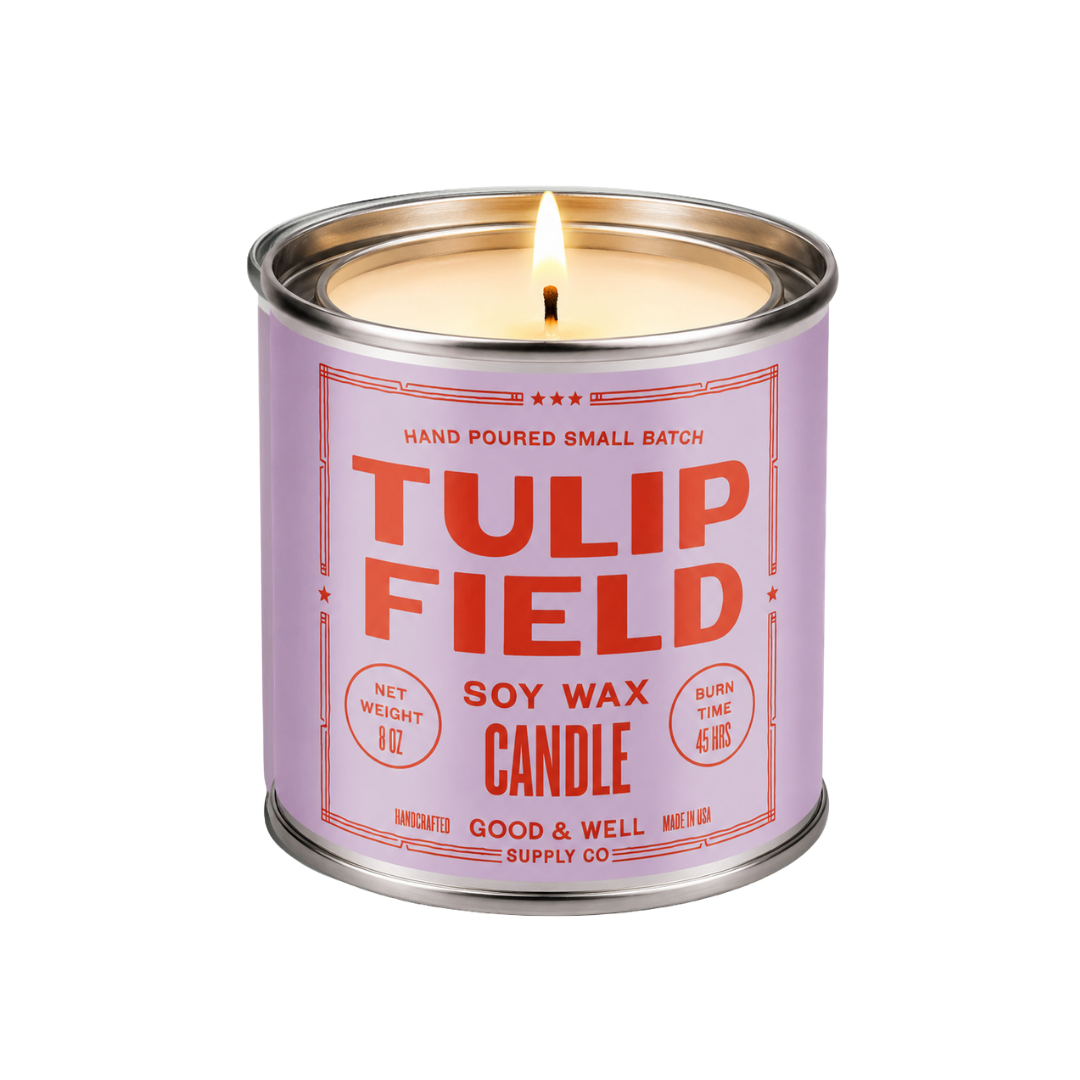 Tulip Field Soy Candle