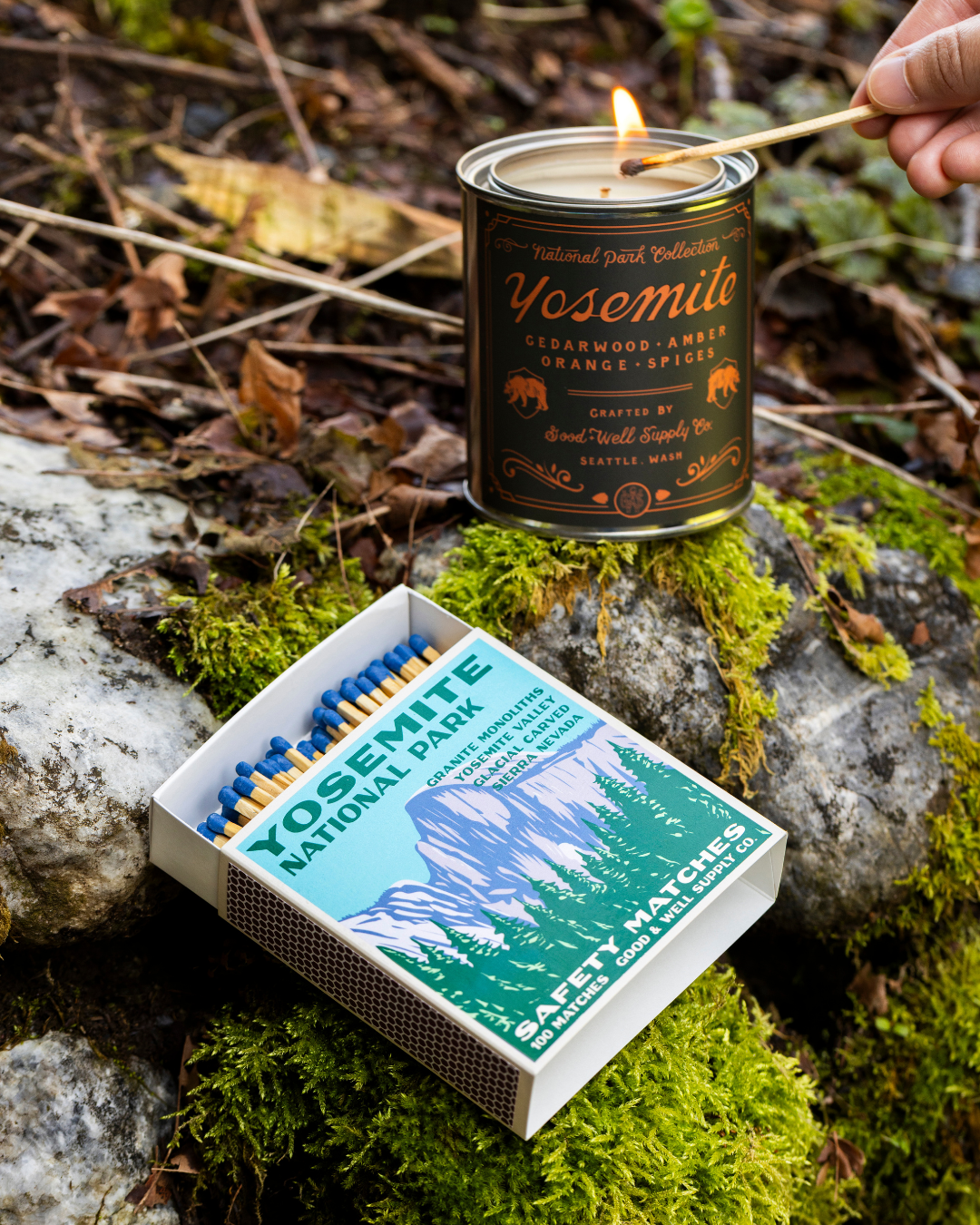 Yosemite Vintage National Park Cabin Matches